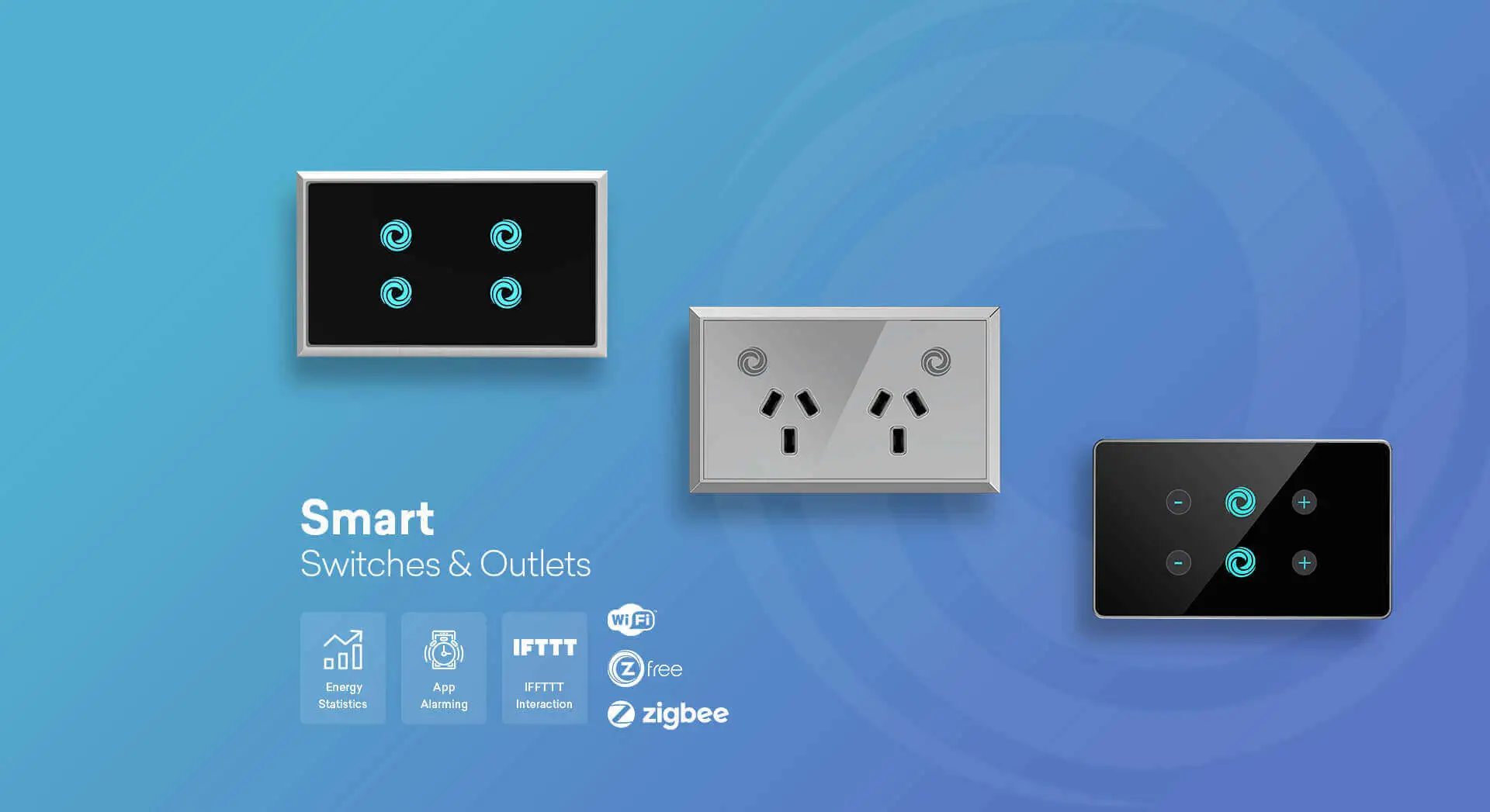 Smart home devices banner for switches